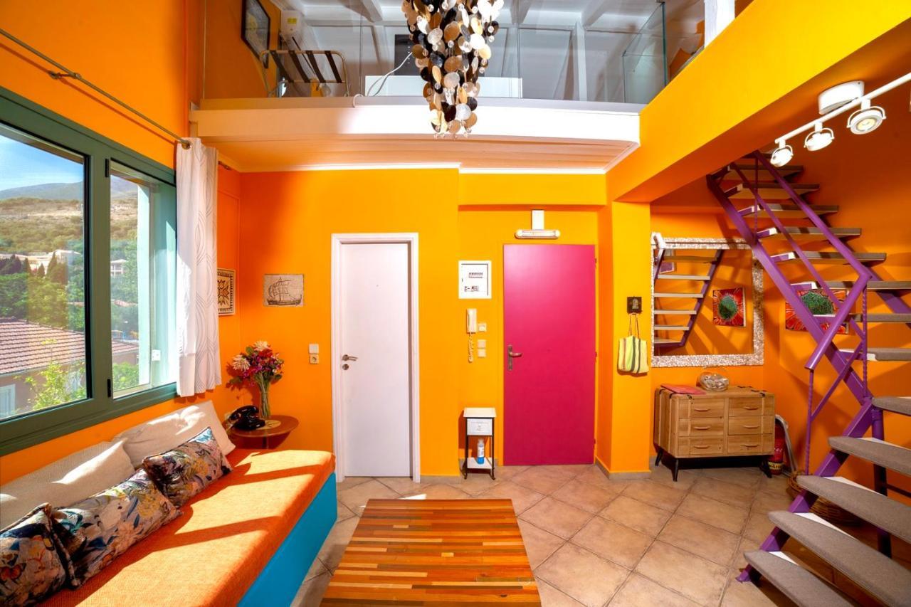 Villa Kirki Apartments Ajía Effimía Kültér fotó